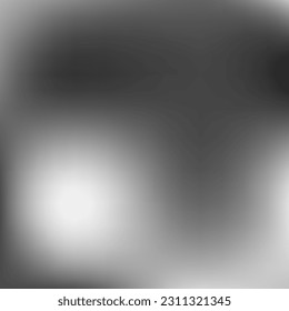 Textura Desenfocada De Agua Líquida De Vector Suave. Papel de fondo de escritorio moderno de aluminio digital plateado. Fondo mínimo de degradado blanco oscuro vacío. Malla de gradiente negro monocromo metálico gris.