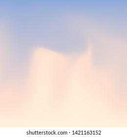 Smooth Vector Sky Abstract Painting
