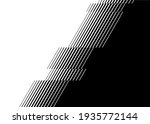 Smooth vector transition from black to white with straight broken lines. Modern vector background for transition from one image to another