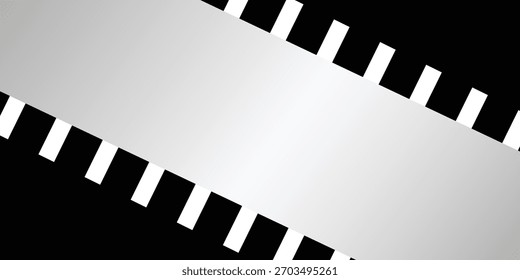 Smooth vector transition from black to white. Abstract broken stripes. For wall design, interior, polygraphy, clothing,