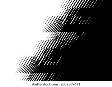 Vector suave negro blanco