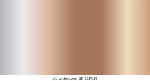 A smooth vertical gradient transitioning from cool silver to warm bronze and gold tones, creating a luxurious metallic effect.
