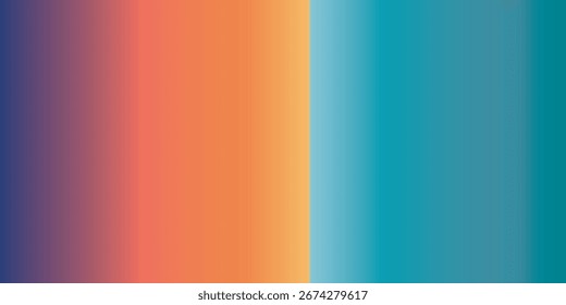 A smooth vertical gradient transitions from blue to orange and purple, creating a vibrant color spectrum.