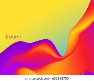 smooth vibrant wave abstract background design