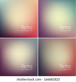 Smooth vintage backgrounds collection - eps10