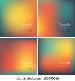 Smooth vintage backgrounds collection - eps10