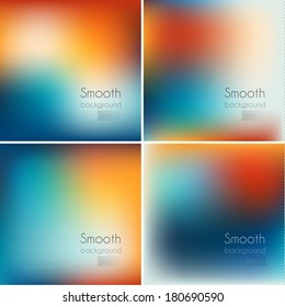 Smooth vintage backgrounds collection - eps10