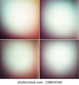 Smooth vintage backgrounds collection - eps10
