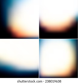 Smooth vintage backgrounds collection - eps10