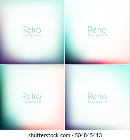 Smooth vintage backgrounds collection - eps10