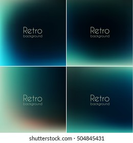 Smooth vintage backgrounds collection - eps10
