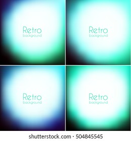 Smooth vintage backgrounds collection - eps10