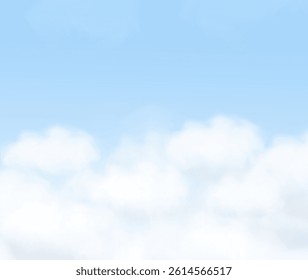 Smooth volume fog effect on colour background. Vector illustration for creating depth and local focus. Can be use for template your design. EPS10.