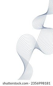 Smooth wave abstract vector background layout. Design template for cover, postcard certificate, document, business.