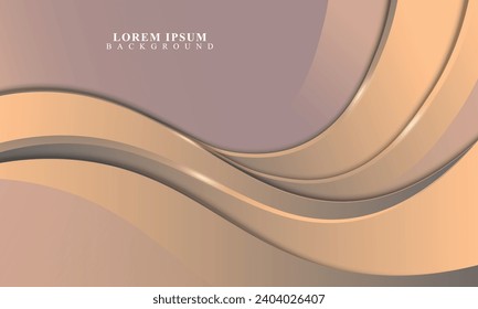 Smooth wave background. Abstract background. Vector illustration.