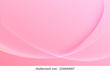 Smooth Wave Background. Vector Illustration. Pink Abstract Vector Background