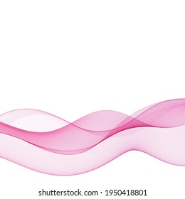 Smooth wave flow. Color wave. abstract design.