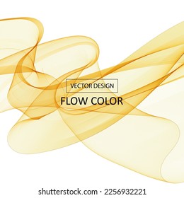Flujo de onda suave. Ola de color. elementos de diseño abstracto.