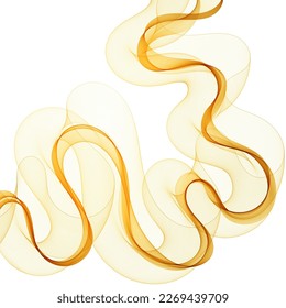 Smooth wave flow. Color wave. abstract design elements.