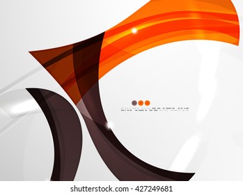 Smooth wave line abstract background - color curve stripes and lines in motion concept and with light and shadow effects.