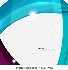 Plano de fundo abstrato de linha de onda suave - listras de curva de cor e linhas no conceito de movimento e com efeitos de luz e sombra. Modelo de design de mensagem de cartão de visita e banner da apresentação