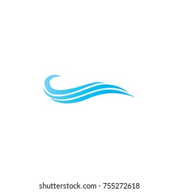 Smooth Wave Logo Design Vector Template