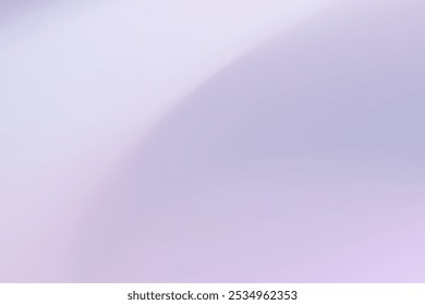 Smooth wave pastel winter colored vector gradient background