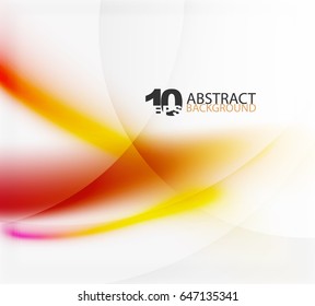Smooth wave template. Abstract background - vector eps10 illustration