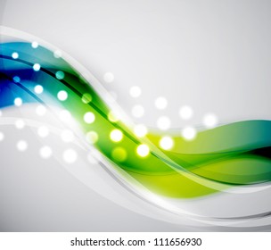 Smooth wave vector abstract background