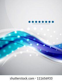 Smooth wave vector abstract background