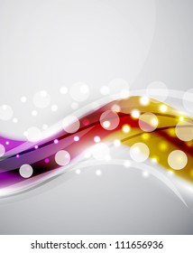 Smooth wave vector abstract background