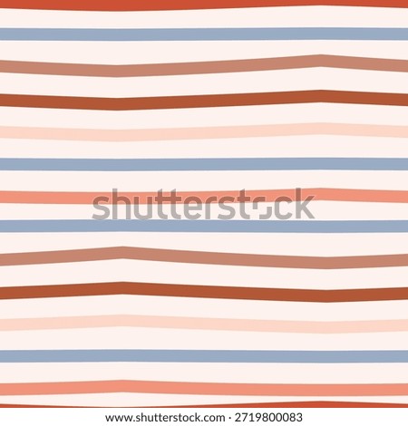A smooth and wavy abstract seamless line background with earthy tones makes for a minimalist, modern wallpaper design.
