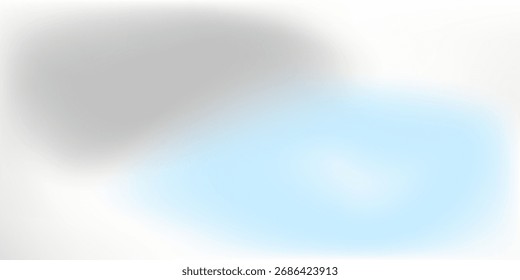 Plano de fundo de gradiente cinza ondulado suave. Papel de parede líquido prata macio. Textura de cor de nacre de seda para banners, vetor.