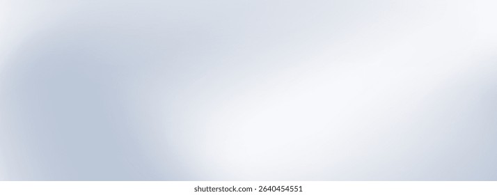 Smooth wavy grey gradient background. Gloss silver liquid satin wallpaper. Abstract silky pearly color texture for banner, presentation, flyer, graphic design. Vector soft blurred pearl backdrop
