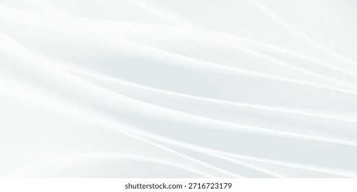 Seda branca suave Ondas como fundo