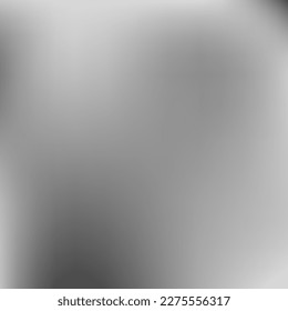 Vector blanco liso Textura mínima borrosa. Papel tapiz difuso metálico de moda digital líquido. Malla gradiente de color de agua monocromo plateado de aluminio. Fondo de degradado oscuro gris negro vacío.