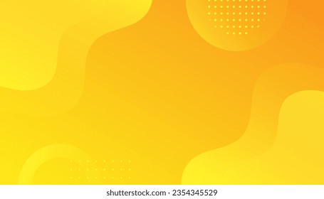 Smooth yellow curve background with dynamic colorful gradient. Modern and Creative Trend design in Eps10 vector illustration