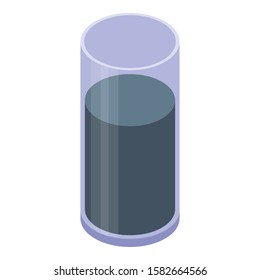 Smoothie blackberry icon. Isometric of smoothie blackberry vector icon for web design isolated on white background