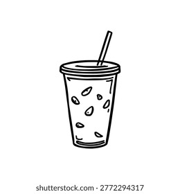 Smoothie cup icon logo design. Milkshake sign and symbol. Smoothie icon. Healthy fresh drink for cafe or menu vector.
