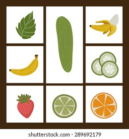 Smoothie design over white background, vector illustration