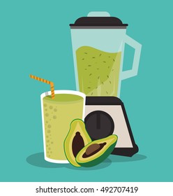 Smoothie drink glass design