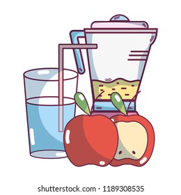 Smoothie fruit cartoon