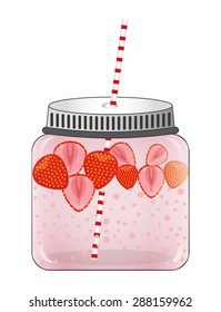 smoothie fruit  design, vector illustration eps10 graphic 