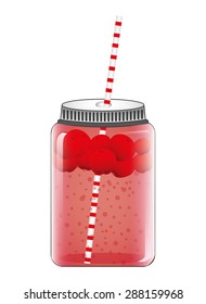 smoothie fruit  design, vector illustration eps10 graphic 