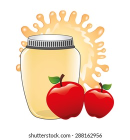 smoothie fruit  design, vector illustration eps10 graphic 