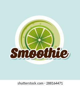 smoothie fruit  design, vector illustration eps10 graphic 