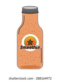 smoothie fruit  design, vector illustration eps10 graphic 