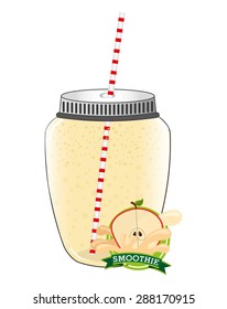 smoothie fruit  design, vector illustration eps10 graphic 