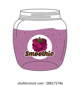 smoothie fruit  design, vector illustration eps10 graphic 