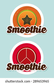 smoothie fruit design, vector illustration eps10 graphic 